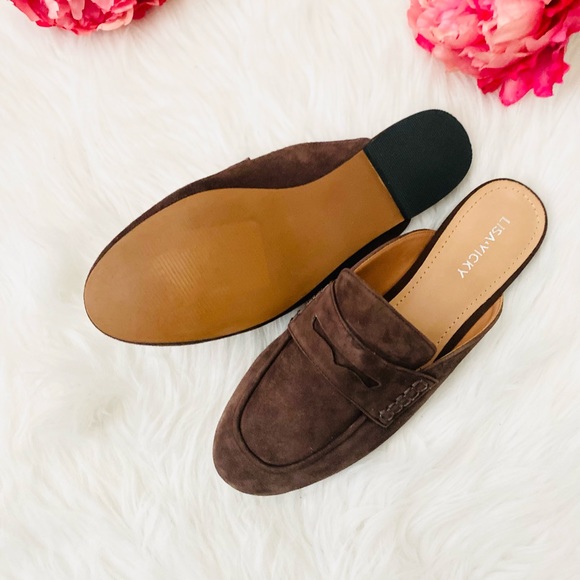 NEW | Lisa • Vicky Enrichx Loafer Mules | Cocoa - Picture 4 of 6